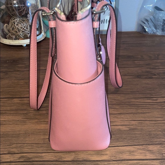Michael Kors Coral Pink Tote Bag - Picture 9 of 15